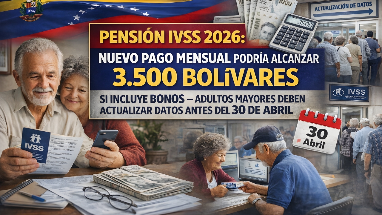Todo sobre pensión IVSS marzo 2026