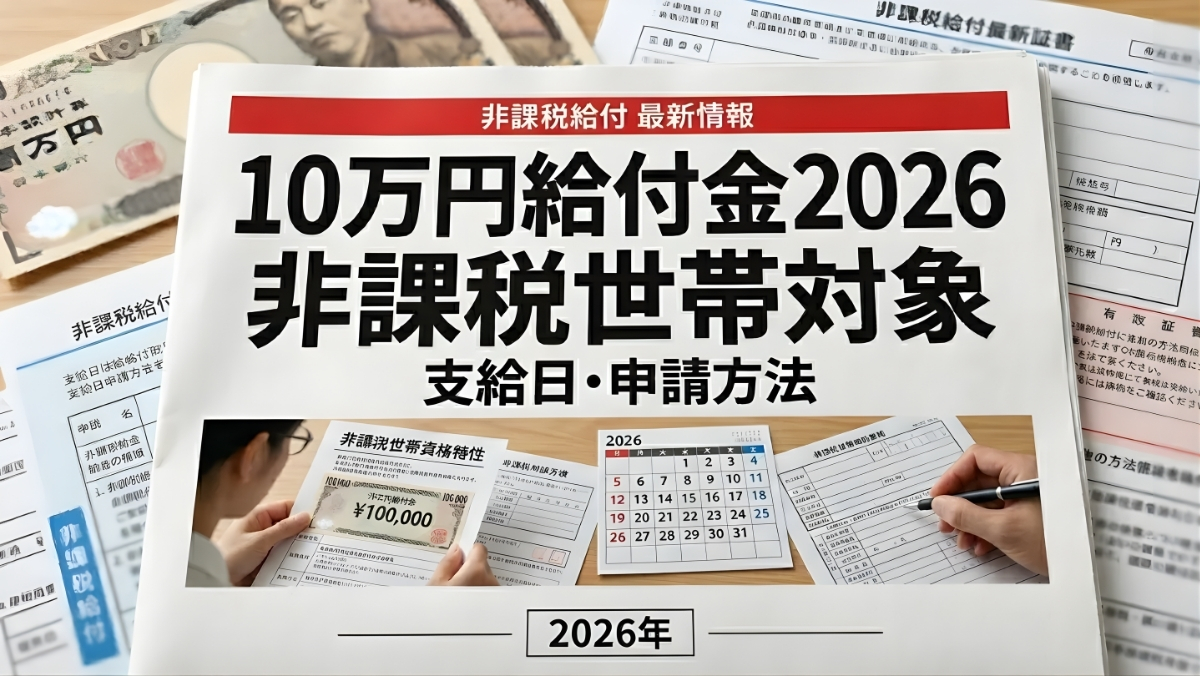 低所得者向け10万円給付2026